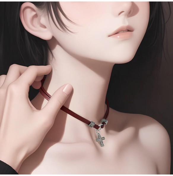 MizzZee - Pleasure Bondage Collar Restraint Set SM (Type F)